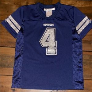 Kids Dallas Cowboys Prescott Licensed Jersey